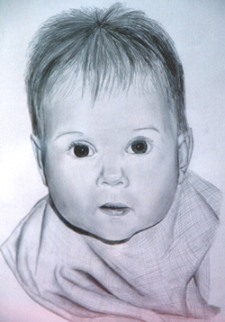 Yannick T. au crayon format A4