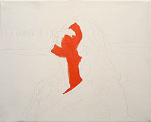 Photocopie de l'original de la taille de la toile