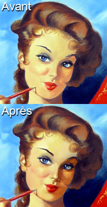 Seconde couche du visage