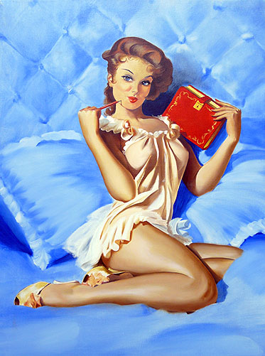 Thinking of You - Gil Elvgren - grand format