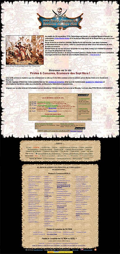Pirates & corsaires, �cumeurs des sept mers - zoom