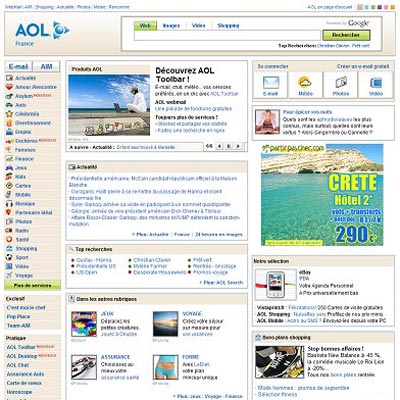 Portail de AOL France